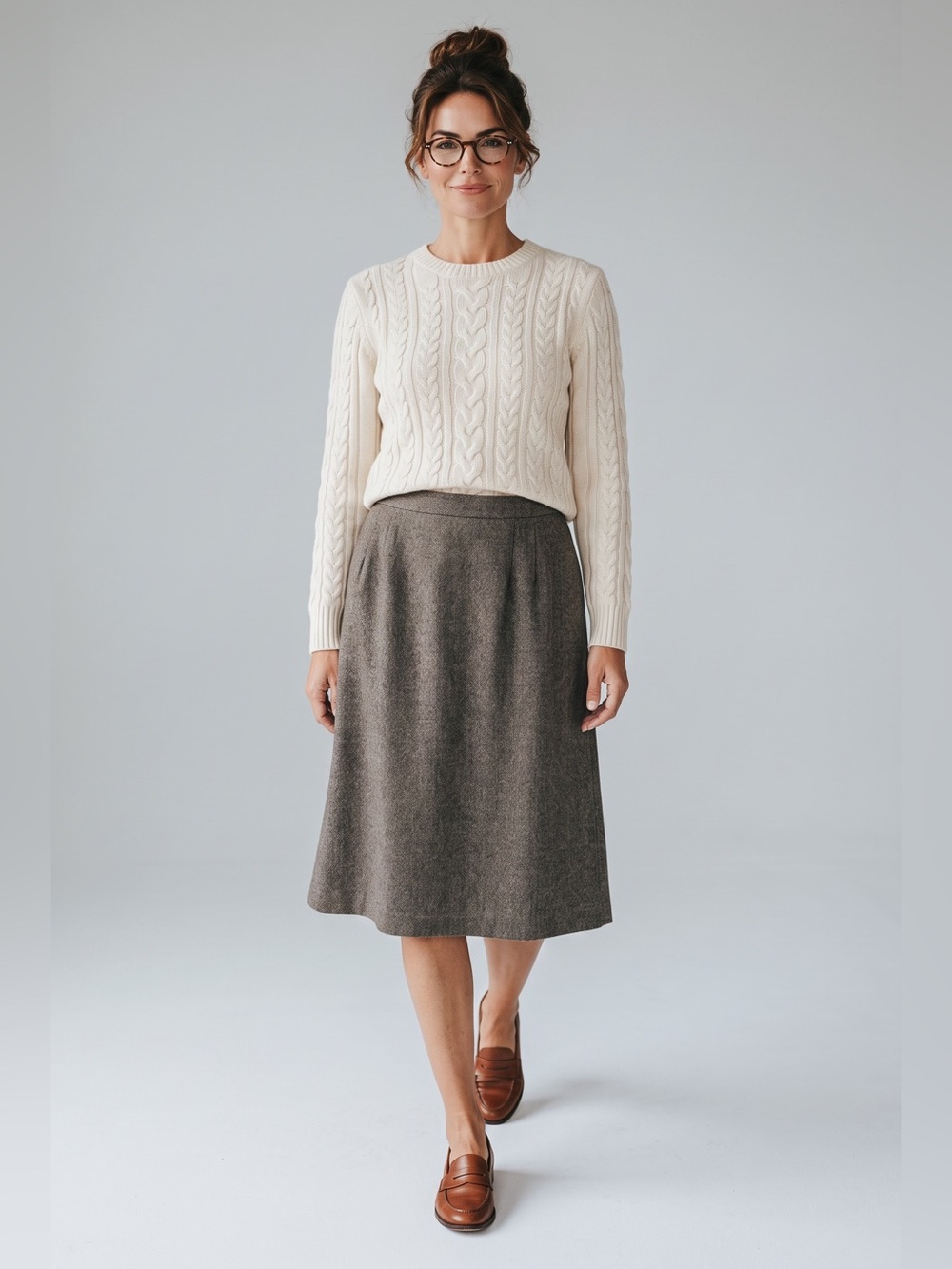 Vintage Briggs New York a-line wool blend skirt. Size 14 GUC - Picture 2 of 12